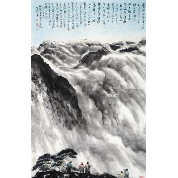 王林森国画人物云耶水耶天上来字画之家