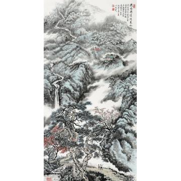 王林森国画山水游目骋怀閤皂山字画之家