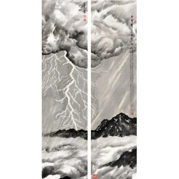 王林森油画风景于无声处听惊雷字画之家