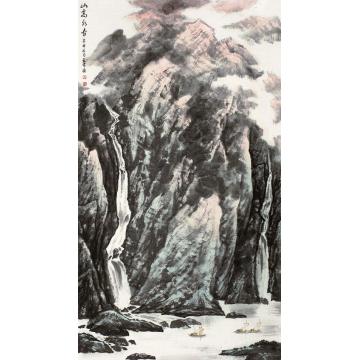 王林森国画山水山高水长字画之家