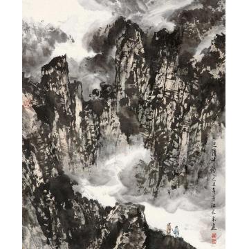 王林森国画山水三清神韵字画之家