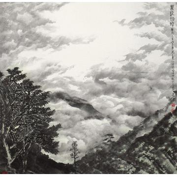 王林森国画山水东江回眸字画之家