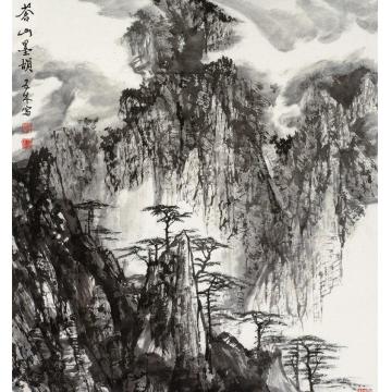 王林森国画山水苍山墨韵字画之家