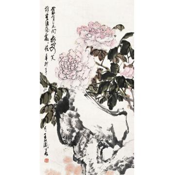 王兰若国画花鸟白牡丹字画之家