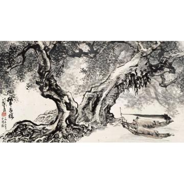 王兰若国画山水和平古榕字画之家