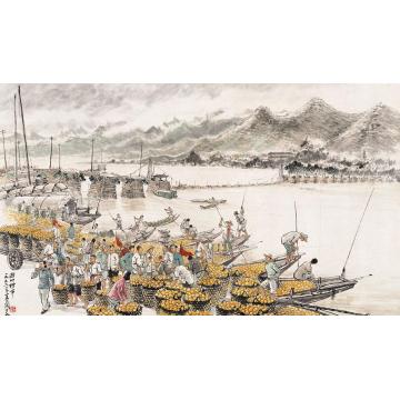 王兰若国画山水潮州柑市字画之家