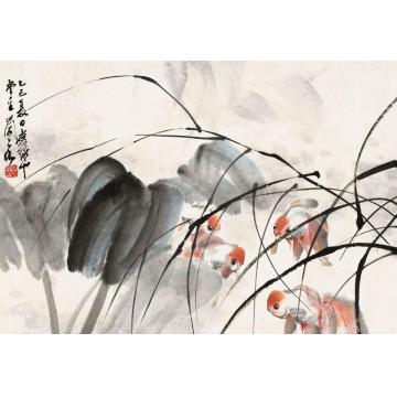 王兰若国画花鸟红帽子字画之家