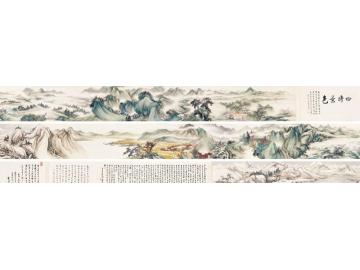 王兰若国画山水四时景色字画之家