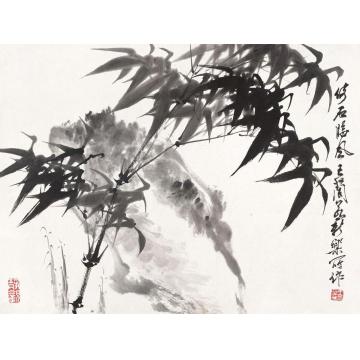 王兰若国画花鸟倚石临风字画之家