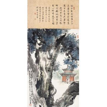 王兰若国画山水丞相祠堂柏森森字画之家