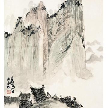 王兰若国画山水小景字画之家