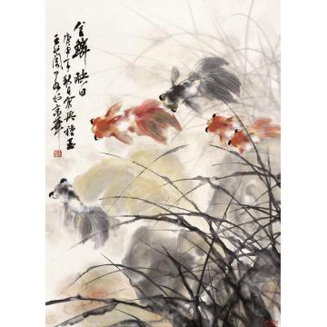 王兰若国画花鸟金鳞映日字画之家