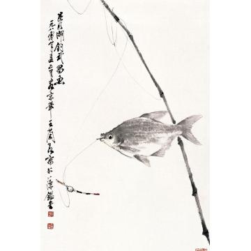 王兰若国画花鸟昆明湖钓武昌鱼字画之家