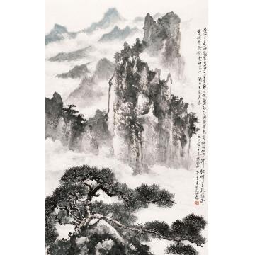 王兰若国画山水黄山云字画之家
