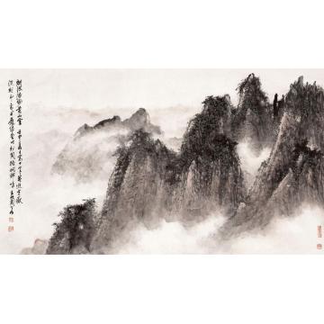 王兰若国画山水烟波浩渺字画之家
