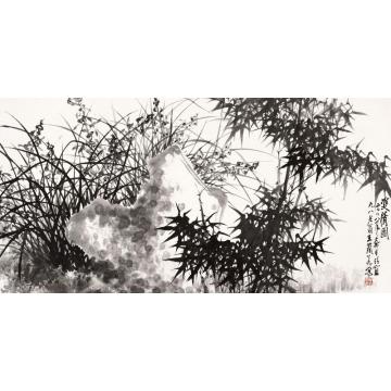 王兰若国画花鸟双清图字画之家