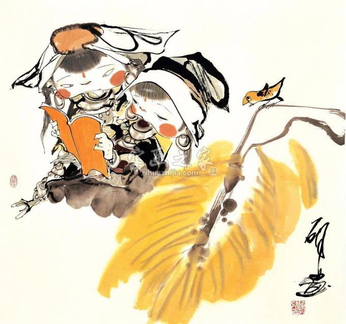 国画家谢申字画之家