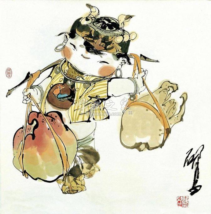 国画家谢申字画之家