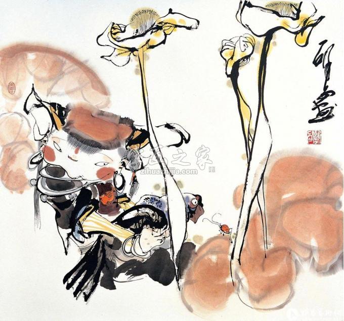 国画家谢申字画之家