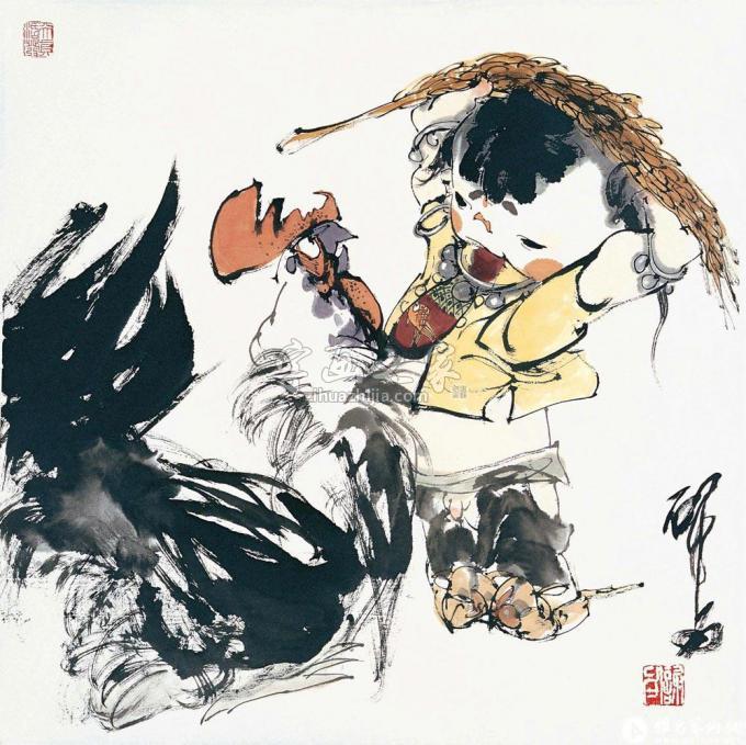 国画家谢申字画之家