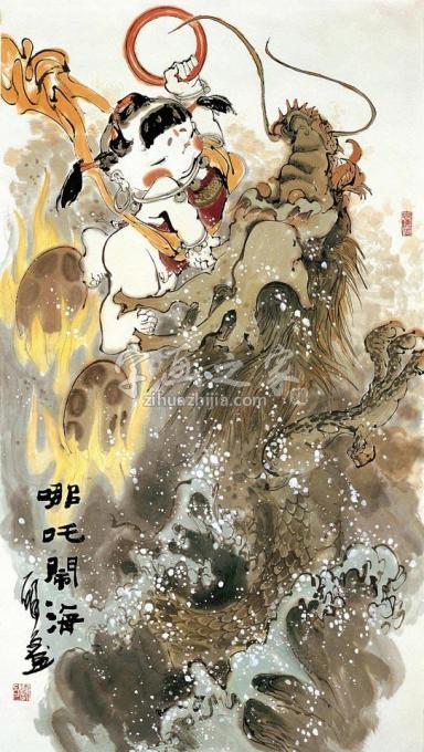 国画家谢申字画之家