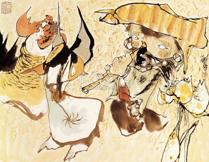 国画家谢申字画之家