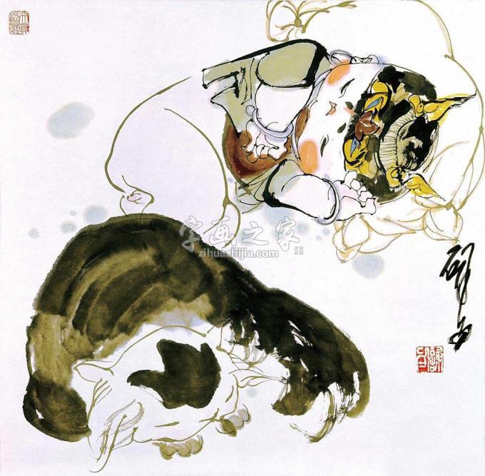 国画家谢申字画之家