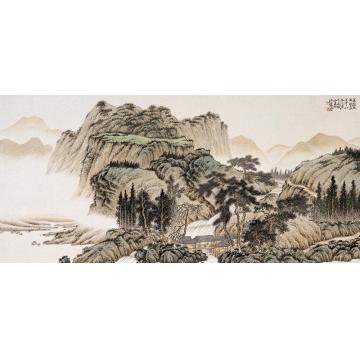 张春晖国画山水无题字画之家