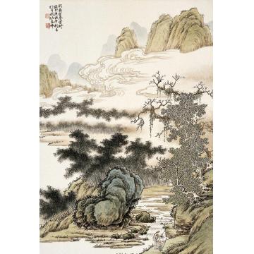 张春晖国画山水无题字画之家