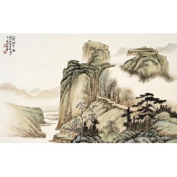 张春晖国画山水无题字画之家