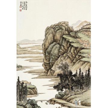 张春晖国画山水无题字画之家