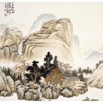 张春晖国画山水无题字画之家