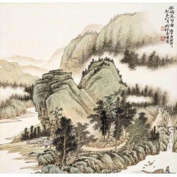 张春晖国画山水无题字画之家