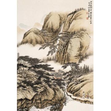 张春晖国画山水无题字画之家