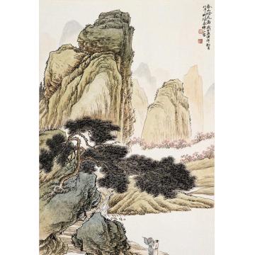 张春晖国画山水无题字画之家