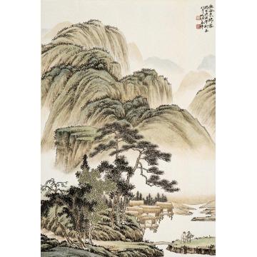 张春晖国画山水无题字画之家