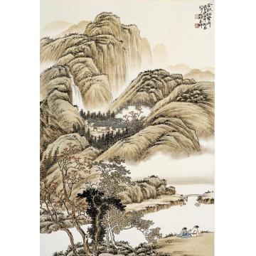 张春晖国画山水无题字画之家
