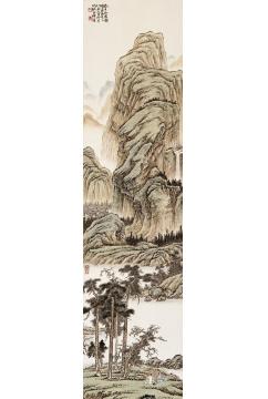 张春晖国画山水无题字画之家