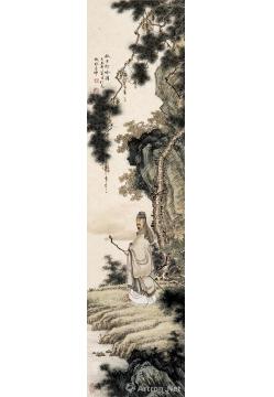 张春晖国画人物无题字画之家