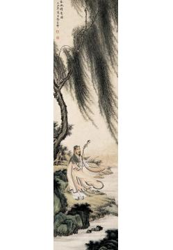 张春晖国画人物无题字画之家