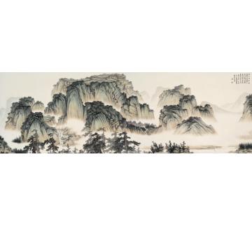 张春晖国画山水无题字画之家
