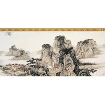 张春晖国画山水无题字画之家