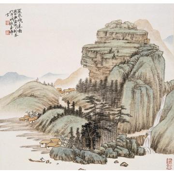 张春晖国画山水无题字画之家