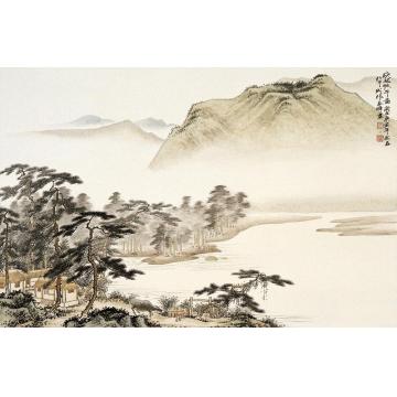 张春晖国画山水无题字画之家
