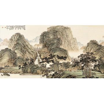 张春晖国画山水无题字画之家