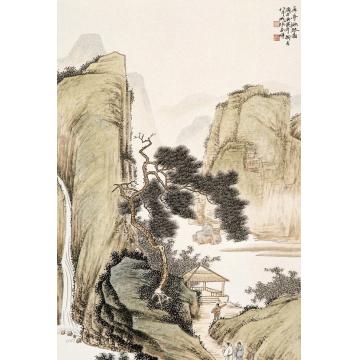 张春晖国画山水无题字画之家