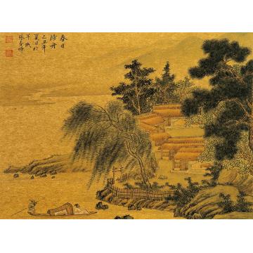 张春晖国画人物无题字画之家