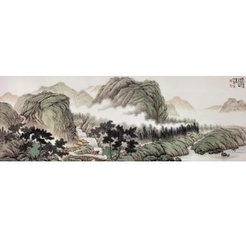 张春晖国画山水无题字画之家