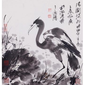 史文集国画动物清涧泛羽字画之家