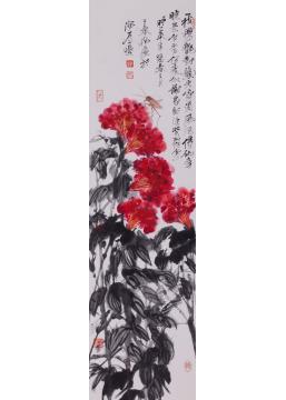 史文集国画花鸟一枝秾艳对秋光字画之家